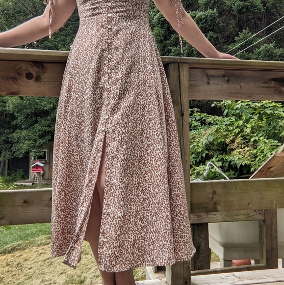 Princess Polly Tea Length Midi Dress Size 0 - Picture 12 of 13